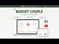 BUDGET COUPLE - Template Google Sheets &amp; Excel - Tutoriel complet