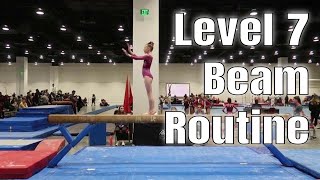 Emersyn Level 7 Balance Beam Routine at Pikes Peak Cup 2023 | Colorado Aerials
