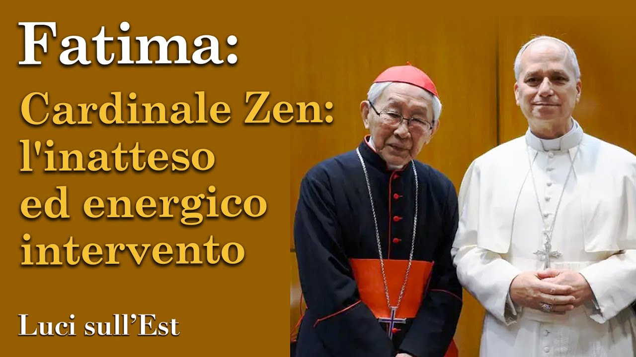 Fatima. Cardinale Zen: l'inatteso ed energico intervento