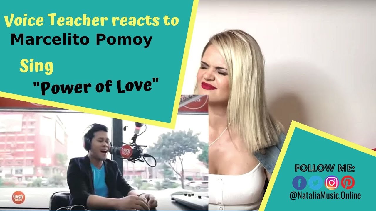 ⫷ Voice Teacher Reacts to ➠ Marcelito Pomoy sings Power of Love (Celine Dion Original) LIVE ⫸