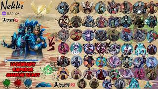 Shadow Fight 2 Legendary Emperor Shadow Beast VS ALL BOSSES