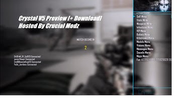 [BO2/1.19] Crystal V5 GSC Mod Menu + Download [PS3/XBOX360]