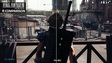 PS4 vs PS5(BC) Comparison - Final Fantasy 7 Remake (Graphics / Load Time)