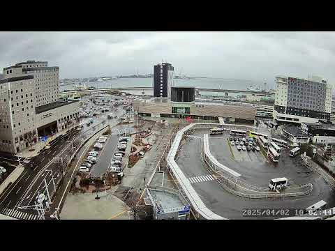 【Live-Japan】函館駅前ライブカメラ① #函館 #HAKODATE #函館湾 #JR函館駅