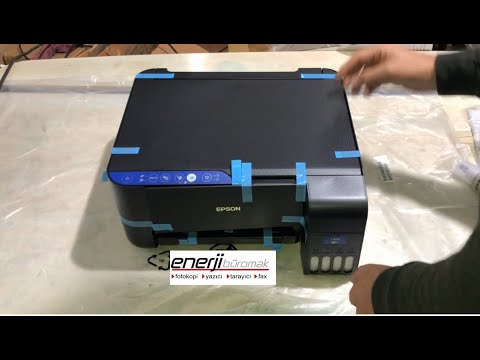 Evaluatie, unboxing, installatie van Epson EcoTank printers. Hoe Epson EcoTank-inkt bijvullen?