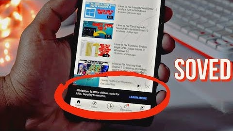 How to Fix YouTube MINIPLAYER Turns off for my YouTube Video