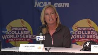 2014 NCAA Softball WCWS Press Conference Featuring: Alabama, Kentucky, Lafayette, and Oklahoma.
