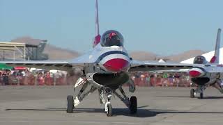 USAF Thunderbirds at Nellis AFB Aviation Nation Air Show.