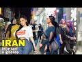 Iran  shiraz city nightlife night walk in luxury neighbourhood 