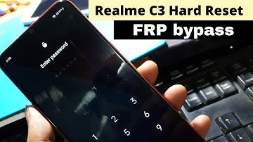 Realme c3 hard reset and FRP Bypass tutorial || how to remove screen lock & FRP On realme c3 RMX2020