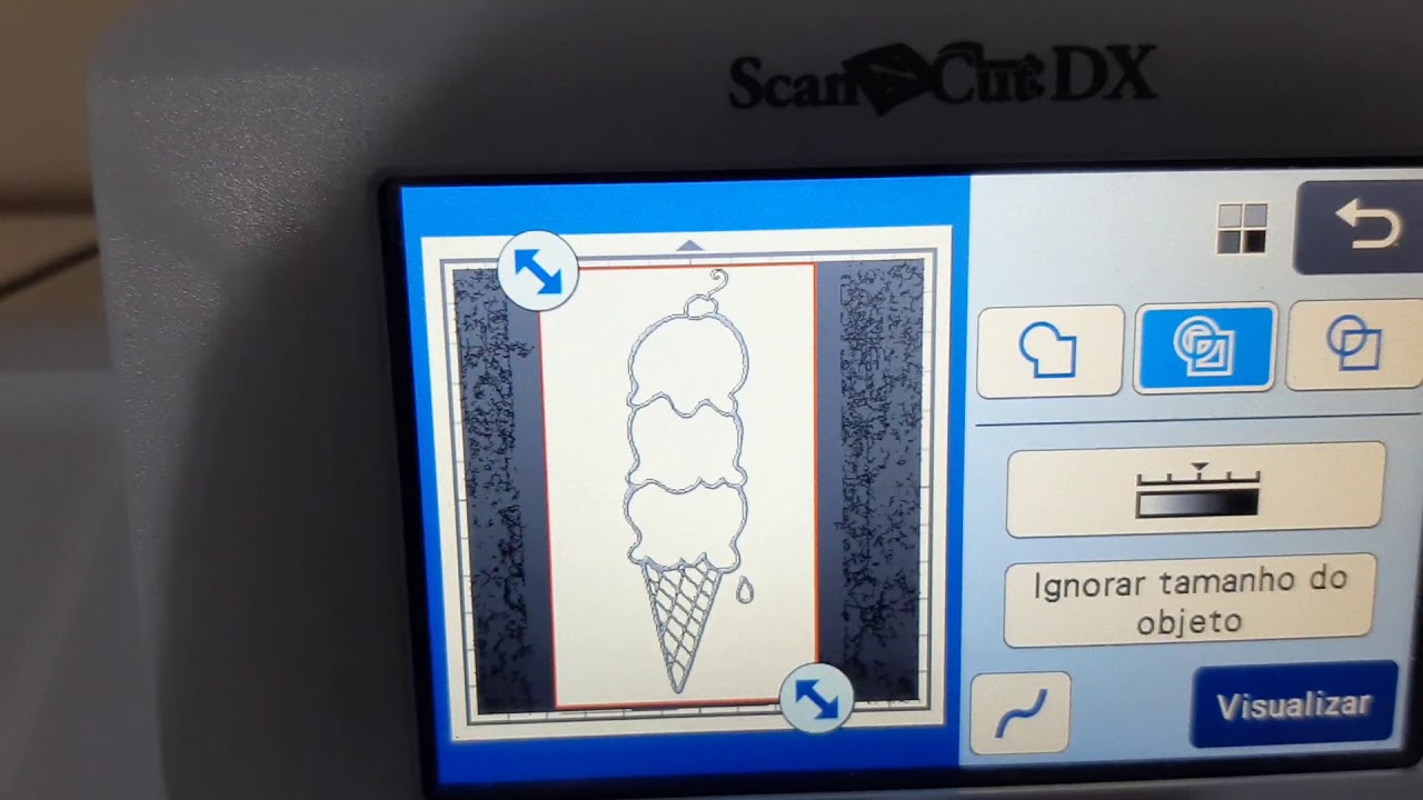 Decalque direto na Scanncut