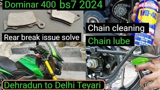 Dominar Bs7 2024 Chain Cleaning Lube Rear Break Issue ...