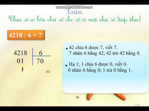Toán 3 - Bài: Chia số có bốn chữ số cho số có một chữ số (t3)