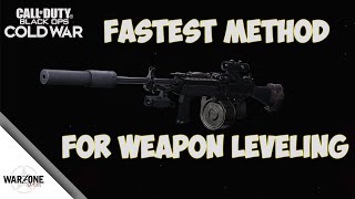 Black Ops Cold War fastest Weapon Leveling Up Method | Call Of Duty