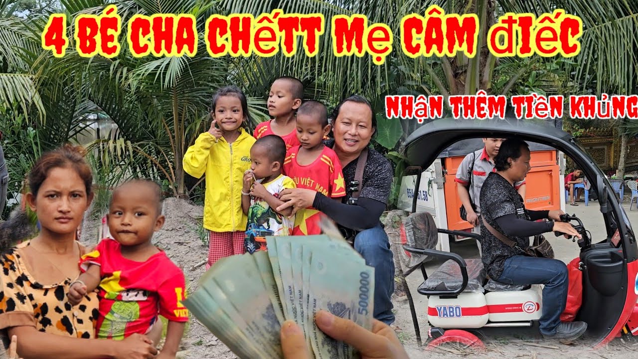Niềm vui nhân đôi Bất ngờ 4 bé Cha chếtt Mẹ C.âm điếc nhận thêm tiền khủng 