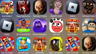 Poppy Playtime Chapter 5,Dark Riddle 2,Roblox,Monster Scary Survival,Roblox,The Baby In Yellow