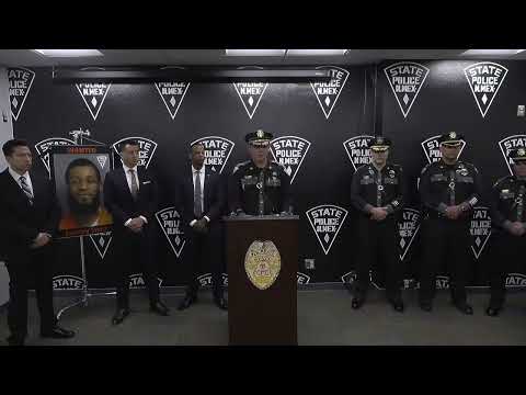 New Mexico State Police press conference - Update on the tragic shooting death of Ofc Justin Hare.