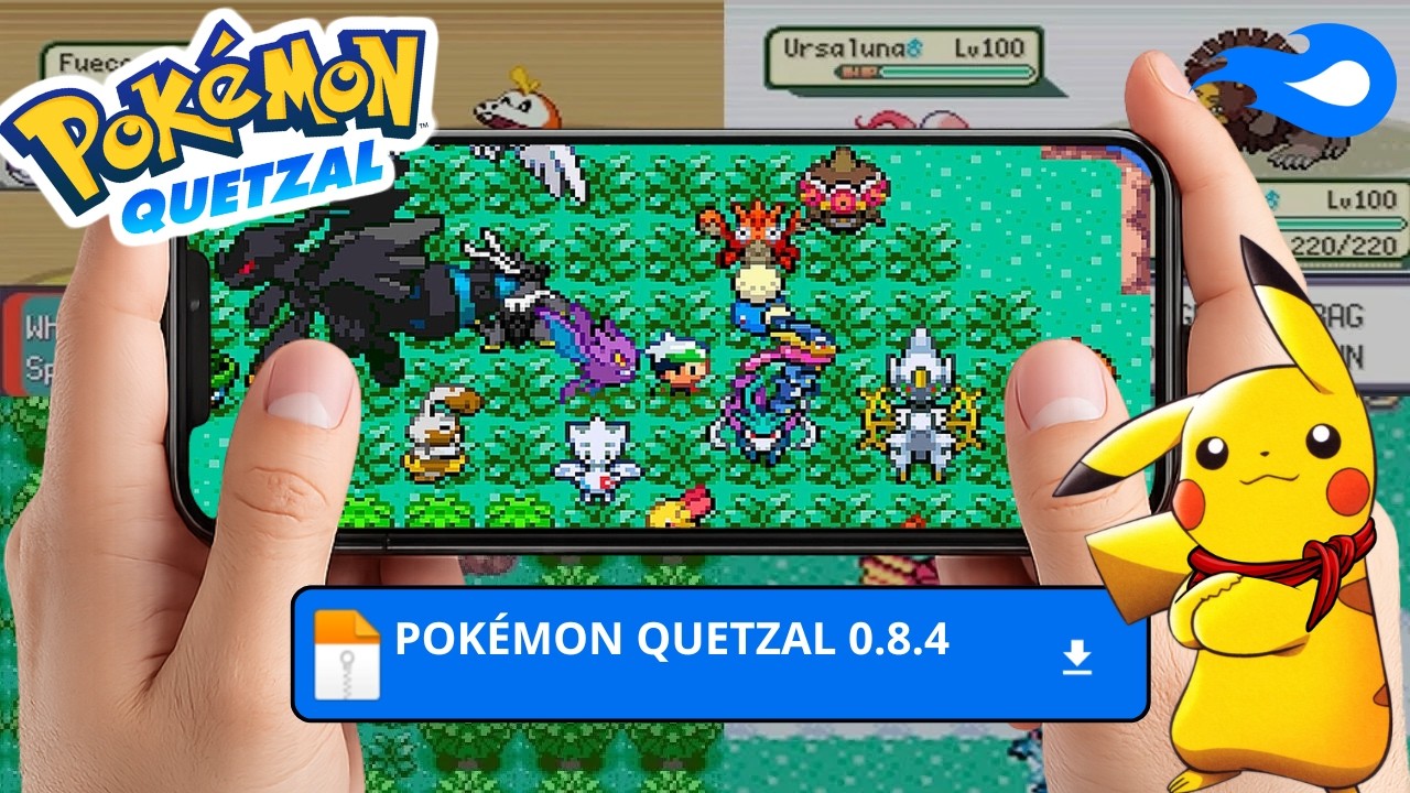 Saiu! POKÉMON QUETZAL 0.8.4 Nova Versão para ANDROID - Como Jogar ...