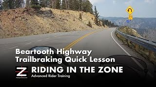 Motorcycle Trailbraking - Quick Lesson - Beartooth Highway
