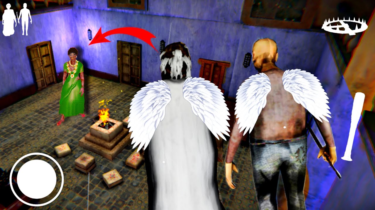 PLAYING AS FLYING GRANNY AND GRANDPA IN KAMLA MOBILE || PLAY AS GRANNY IN KAMLA