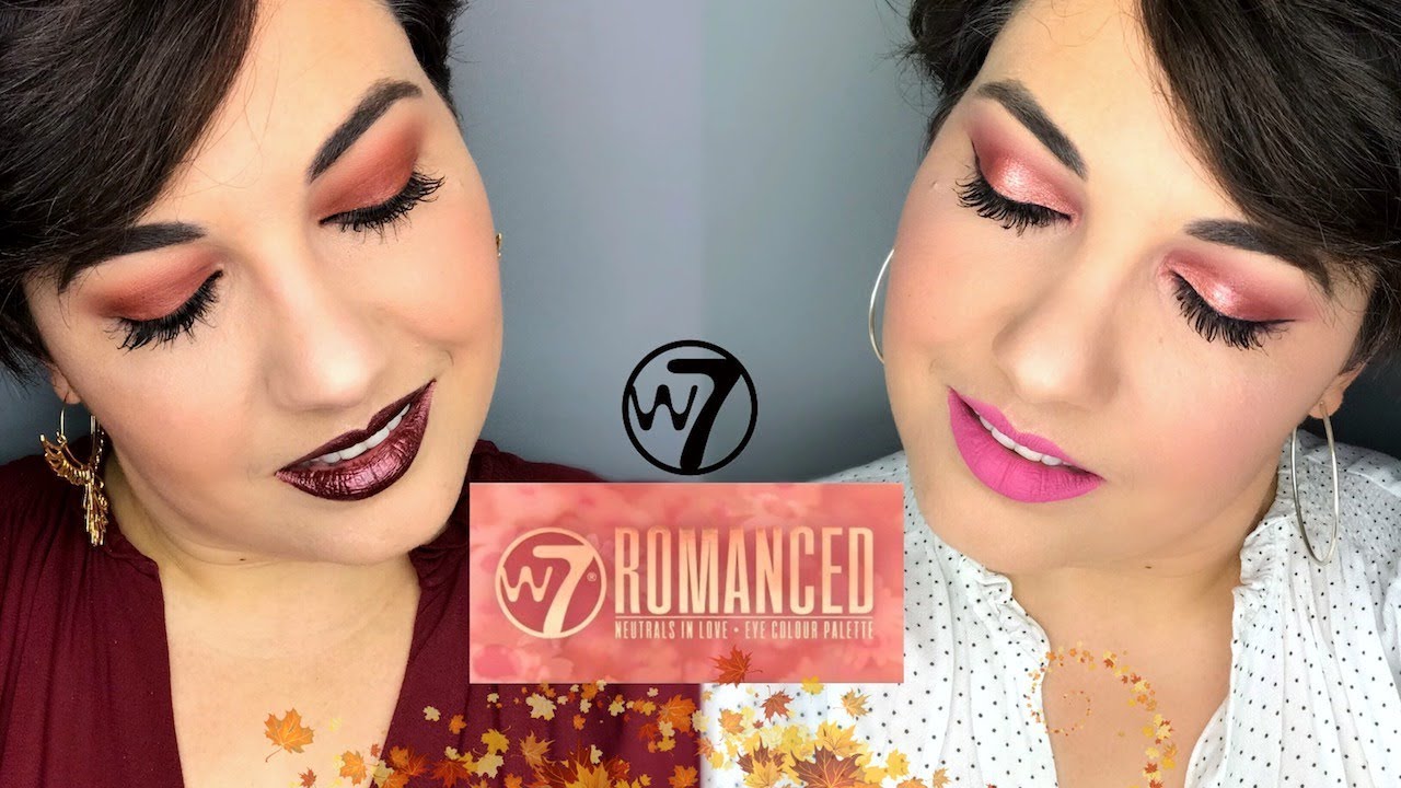 ROMANCED W7 - 2 TUTORIALES DE MAQUILLAJE ♥️ ⎥Monica Vizuete