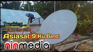 Tracking NINMEDIA from the East || Asiasat 9 Ku Band 122.00E