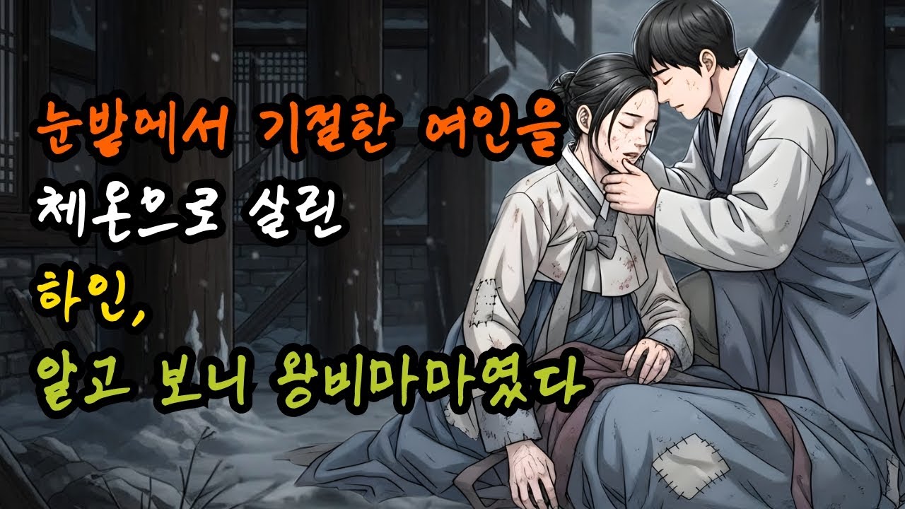 눈밭에서 기절한 여인을 체온으로 살린 하인, 알고 보니 왕비마마였다