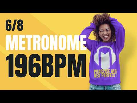 👉 6/8 METRONOME 196 BPM
