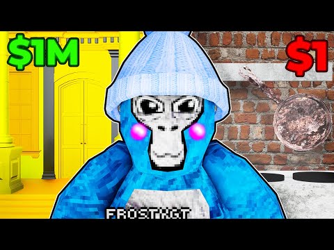 $1 VS $1,000,000 Gorilla Tag Map
