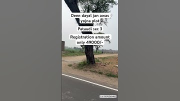 On NH352w under DDJAY plot sec 3 pataudi call 9870368462 #plot #pataudi #proplayer