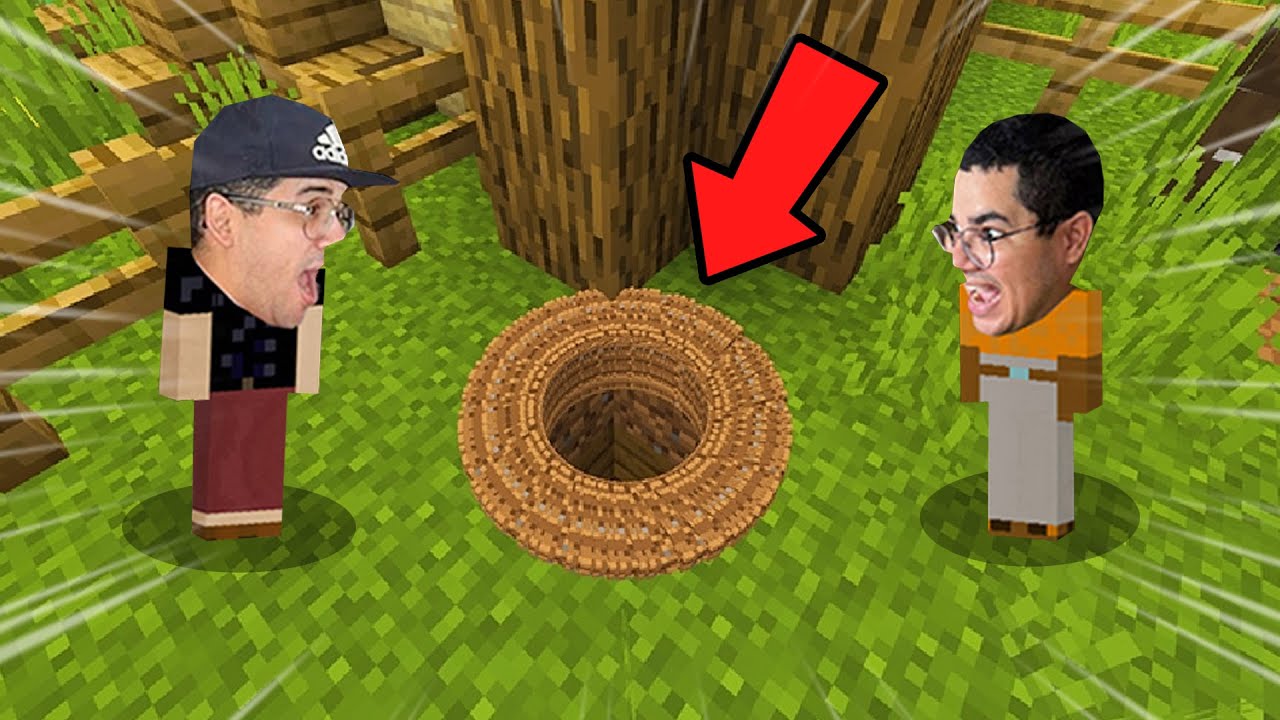 ENCONTRAMOS UMA TOCA SUPER MISTERIOSA NO MINECRAFT! (entramos?)