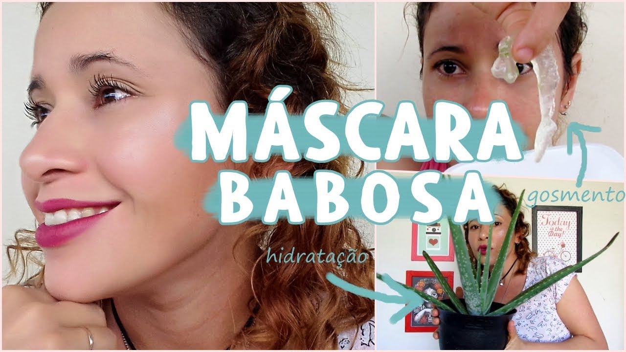 MÁSCARA DE BABOSA PARA O ROSTO | PELE PERFEITA E MACIA | POR LEYA ...