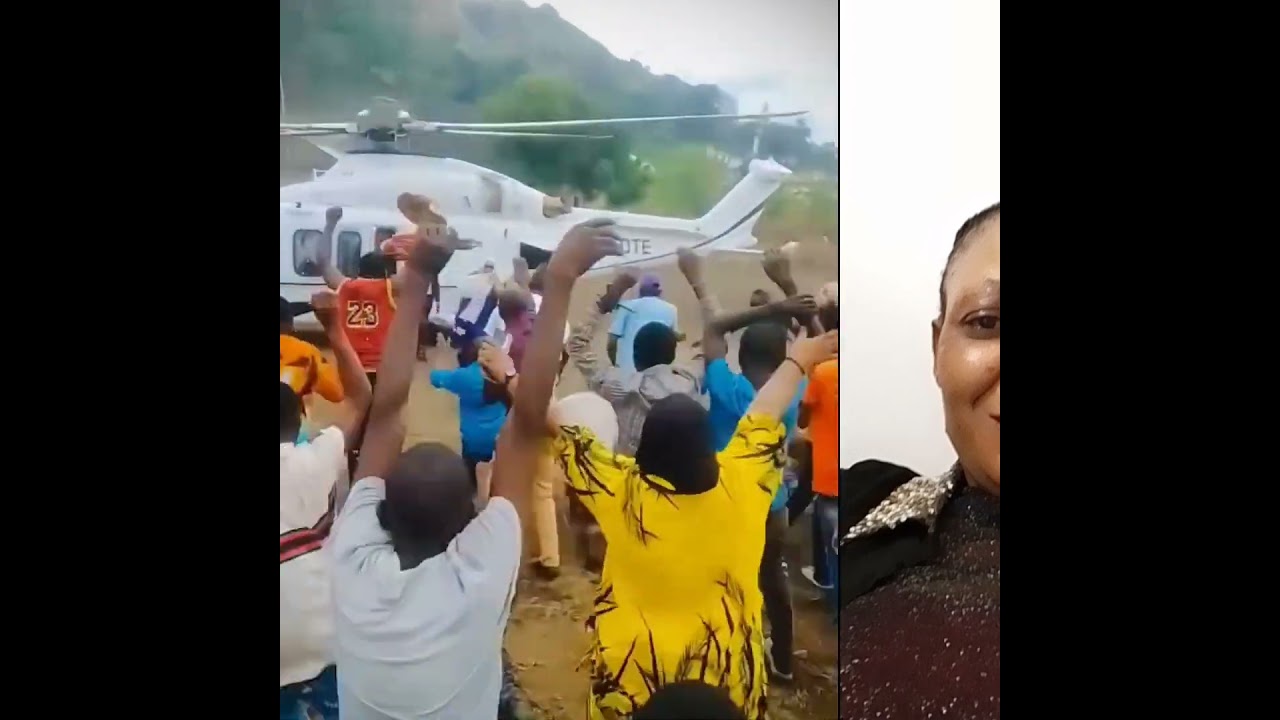 What Senator Natasha did  stepping out of the helicopter that brought tears to people's eyes