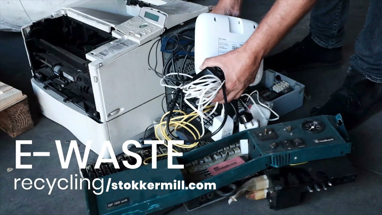 WEEE Schrott recycling-Zerkleinerung von Elektronikschrott | D40 - Stokkermill
