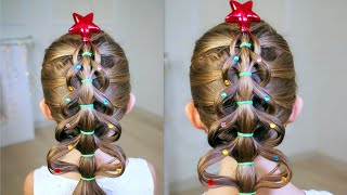 🎄 Christmas TREE hairstyle! 🎄