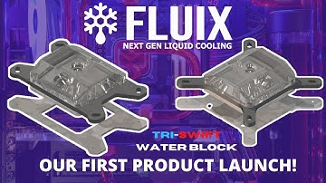 Our FIRST product launches! The TRI-SWIFT Water Block, innovative triple flow design