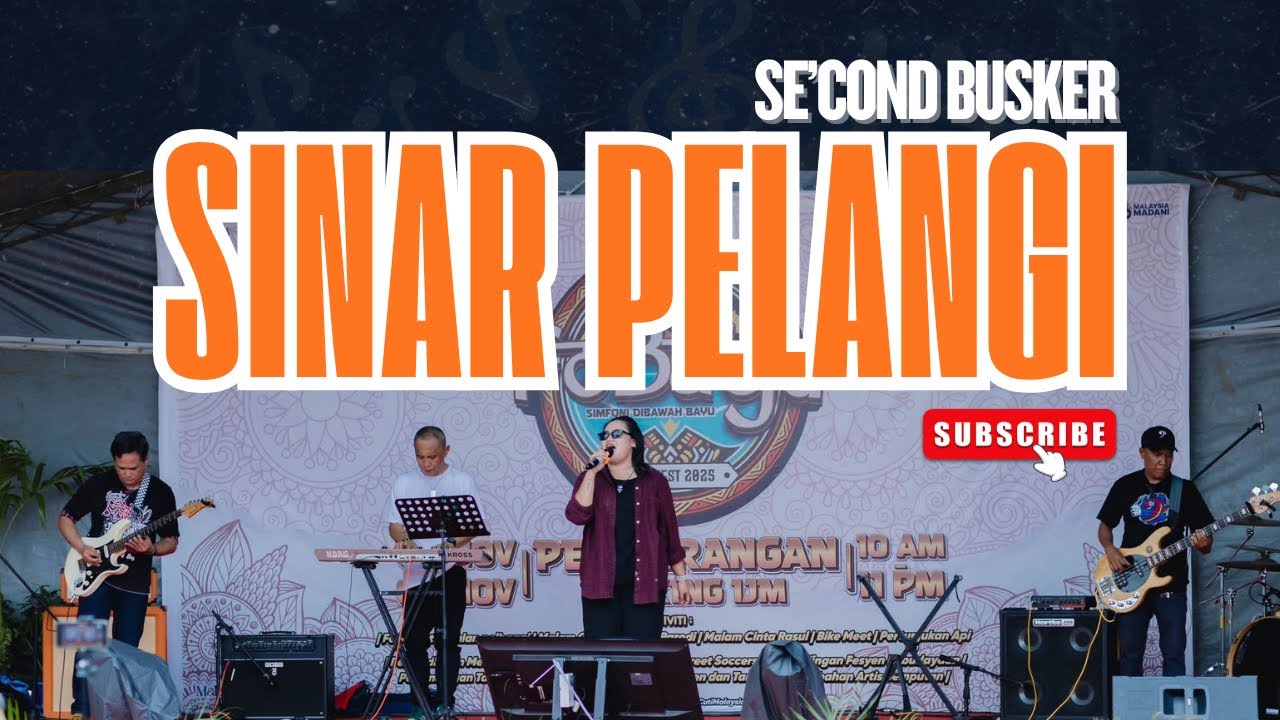 Sinar Pelangi - Projector Band | Se’Cond Busker (Cover)
