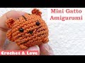 Tutorial mini Gatto Amigurumi - Portachiavi ad uncinetto