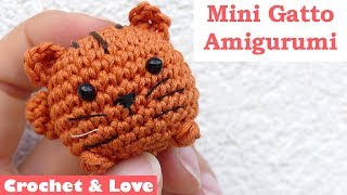 Tutorial mini Gatto Amigurumi - Portachiavi ad uncinetto