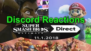 Discord Reactions: Smash Direct 11/01/18