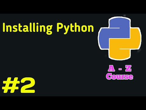 Installing python with all packages
