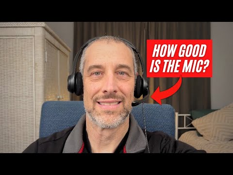 Видео: Best Noise Cancelling Headset Microphone? - Logitech H390 Review & Sound Test