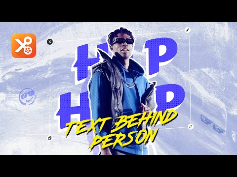 How to Make Text Behind Person Effect in YouCut?🕺| Video Editing Tutorial |