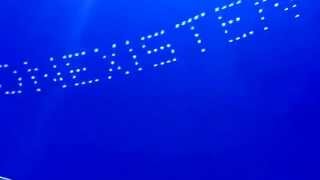 Sky writing message over nyc May 26 2014