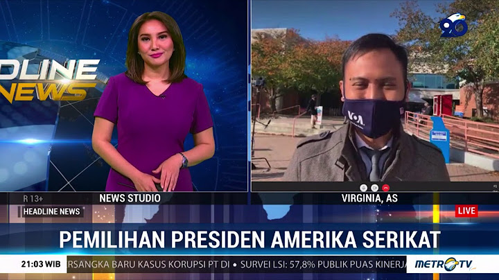 Laporan Langsung VOA untuk Metro TV: Pemilihan Presiden AS, Trump atau Biden Pemenangnya?