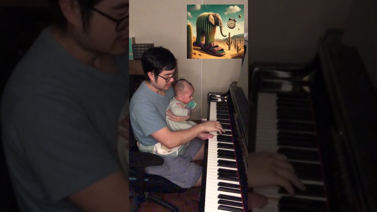 Lirili Larila Music On Piano VS My Baby