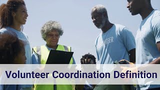 Volunteer Coordination Definition