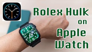 Indskrive Afsky vil beslutte Turn Apple Watch into a Rolex Hulk?! | Not quite but Clockology App is fun!  - YouTube