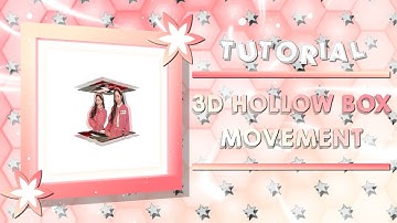 3D HOLLOW BOX MOVEMENT | ALIGHT MOTION TUTORIAL 💜