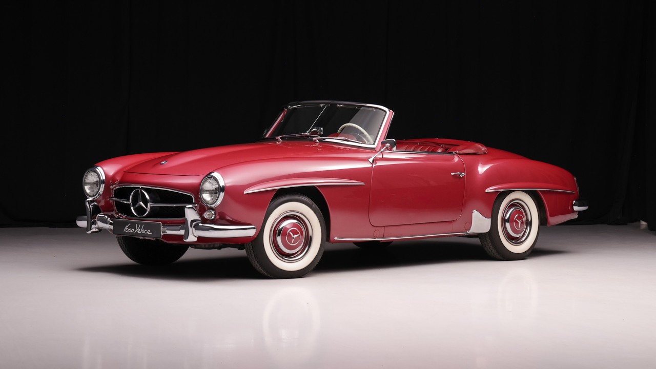 1957 Mercedes-Benz 190SL Walk Around - YouTube